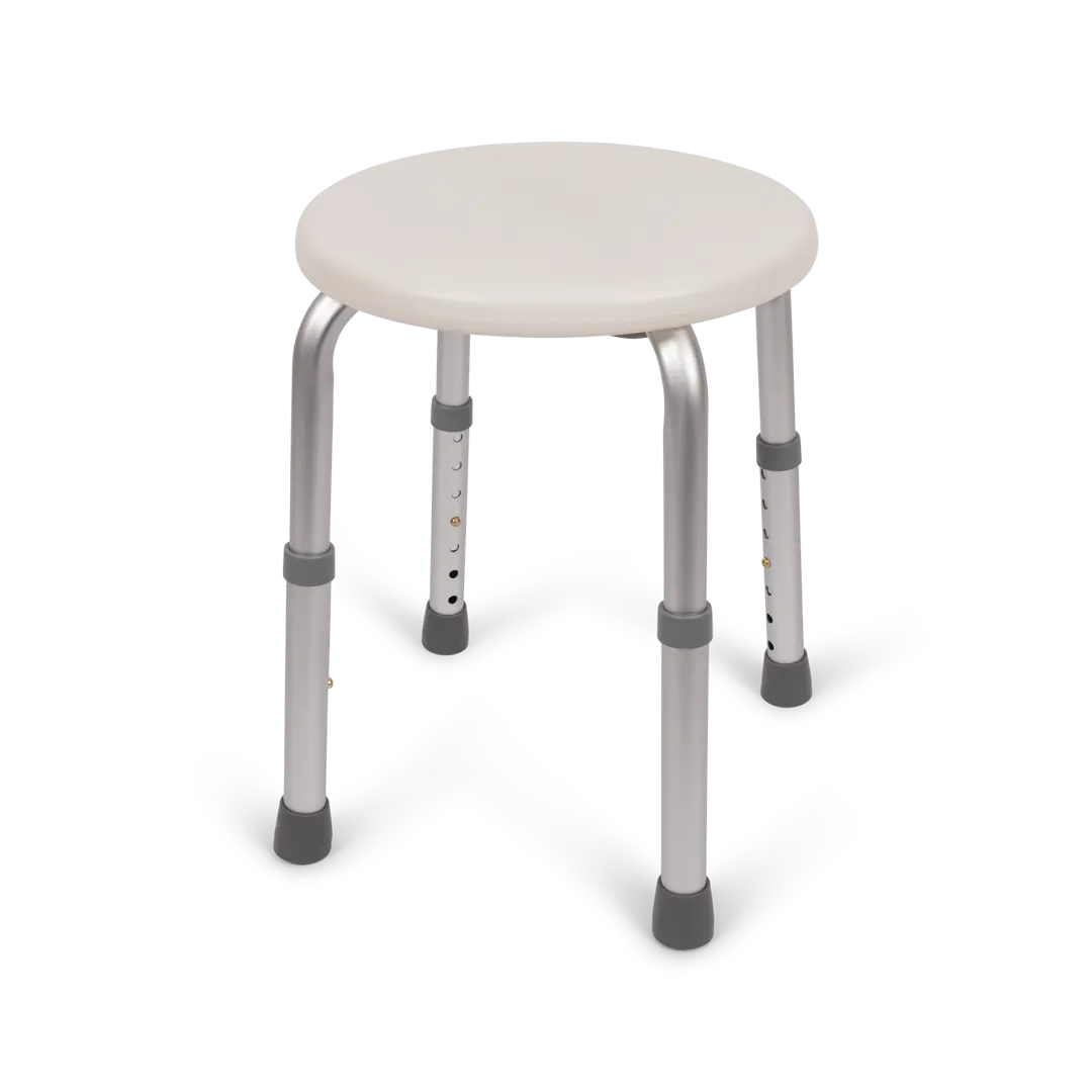 Parvum Shower Stool Aqua (White)